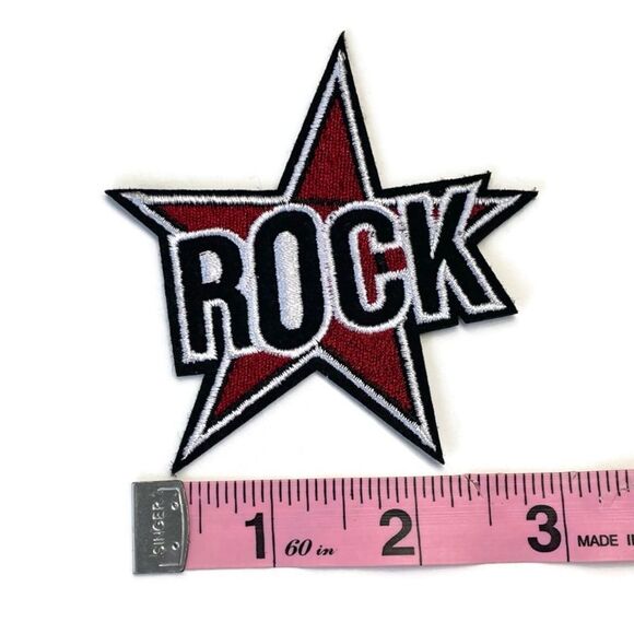 Rock Star Embroidered Patch - Picture 3 of 4